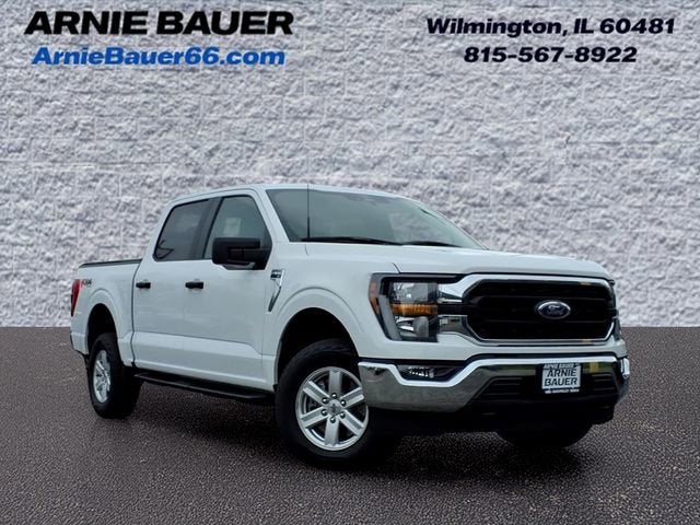 2023 Ford F-150 XL in Oxford White — front three-quarter view