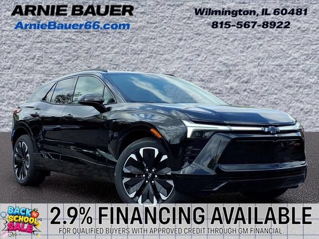 2026 Chevrolet Blazer EV RS in Black — front three-quarter view